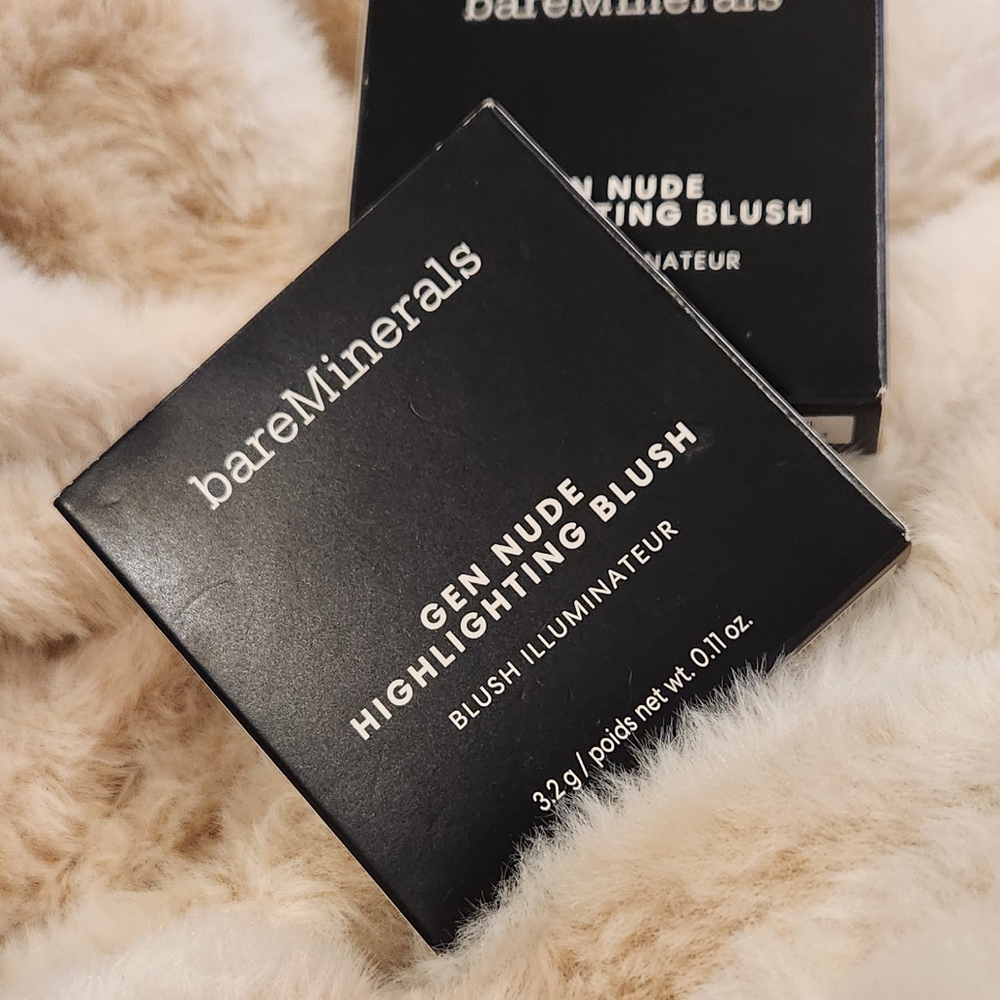New! bareMinerals GEN NUDE Highlighting Blush - PINK GLOW - Picture 5 of 5